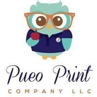 Pueo Print Logo